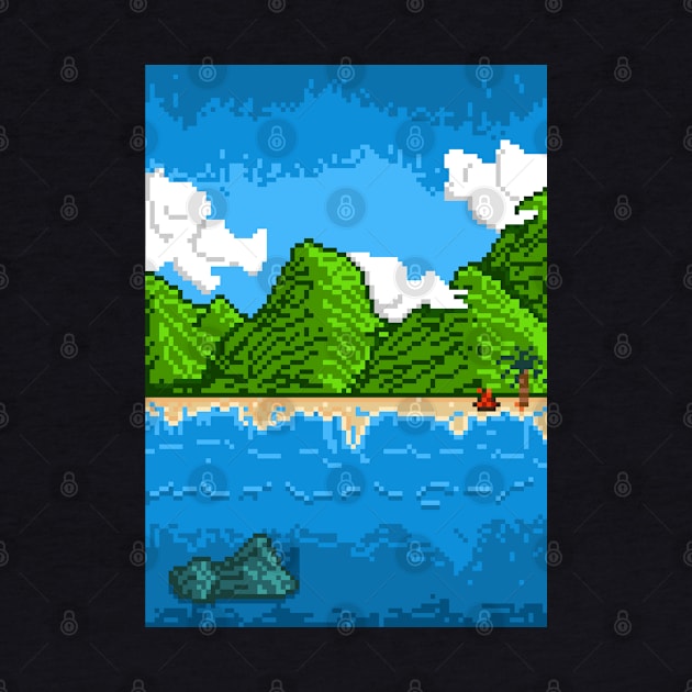 Deserted Island Pixel by BLUESIDE